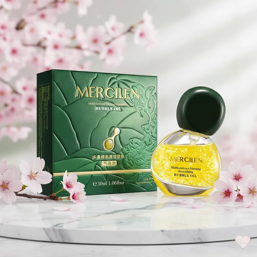 Mercilen Tasoittava Kasvoöljy - Heleä ja Sileä Iho