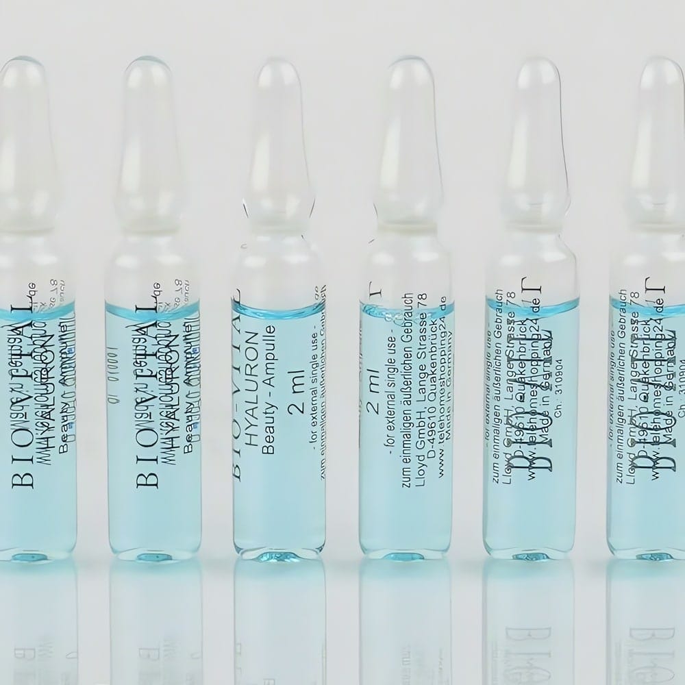 Bio Vitalin uudet Saksalaiset Hyalyronihappoampullit 15 kpl. kosteuttava ihoasi. Tarkempi tuoteseloste katso kuvaa.