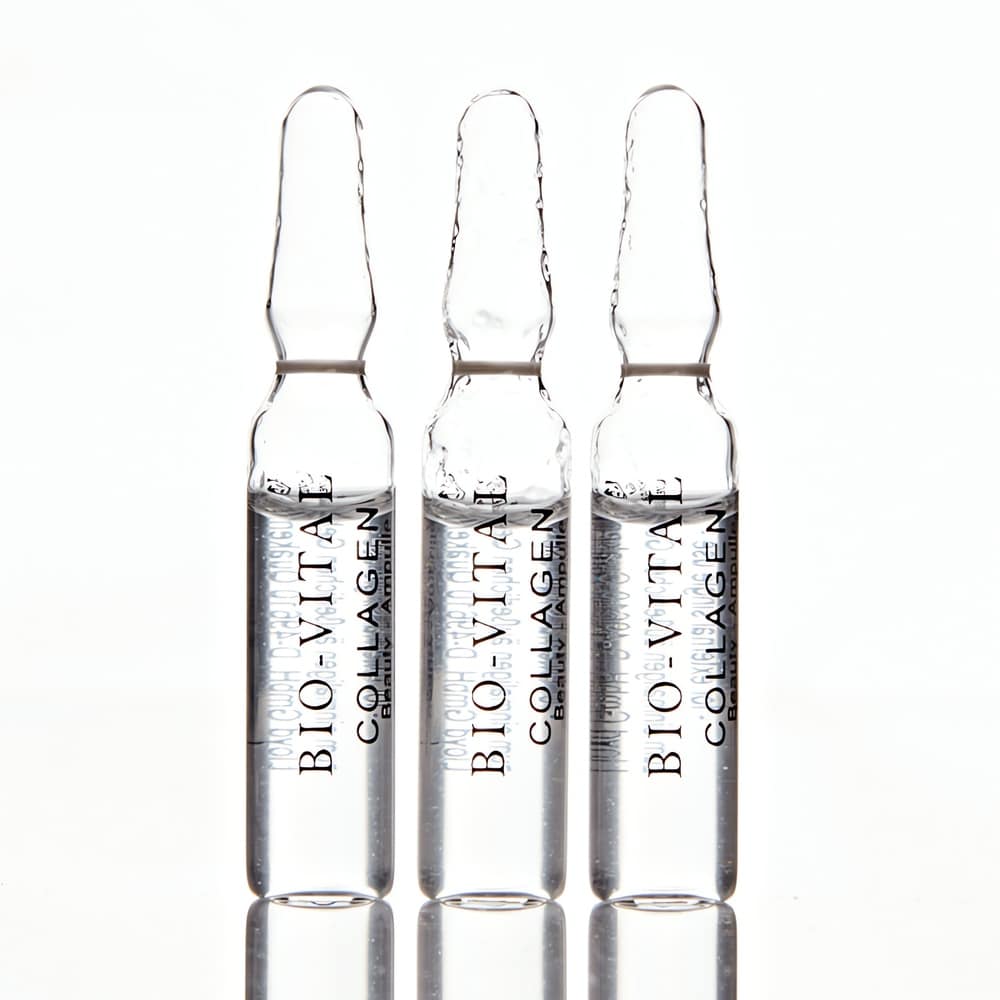 Bio Vitalin uudet Saksalaiset Kollageeniampullit 15 kpl.    Ihon kiinteyttäminen kauniin ihon luomiseksi ja ikääntymistä estävä Antiage vaikutus