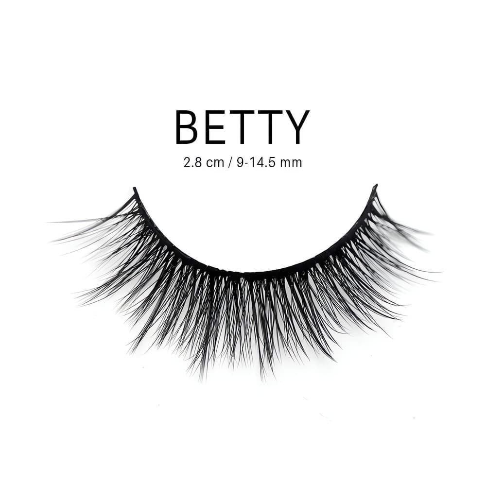 Luo näyttävät ja tiheät ripset hetkessä! BP Magnetic Lashes Betty (D-kaari) on helppo asentaa