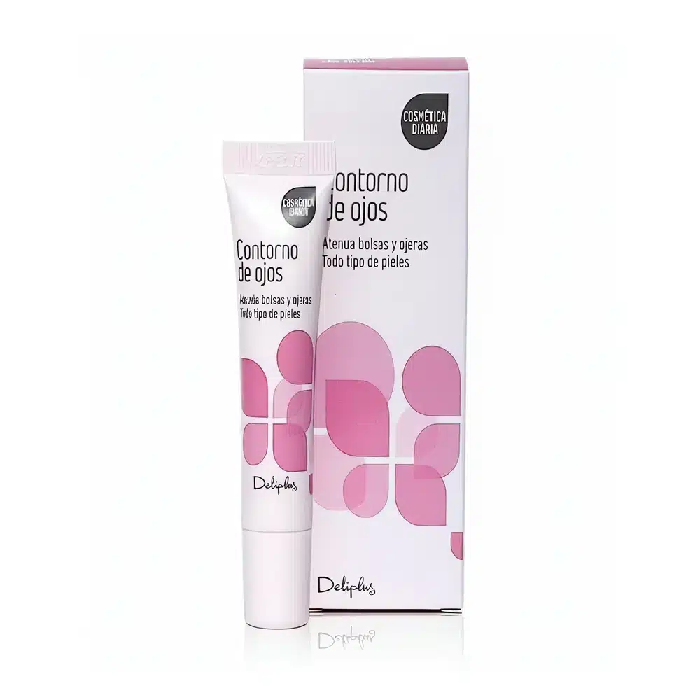 Tehokas Deliplus-silmänympärysvoide vähentää silmäpusseja ja vaalentaa tummia silmänalusia. Kaikille ihotyypeille sopiva voide virkistää väsynyttä katsetta.