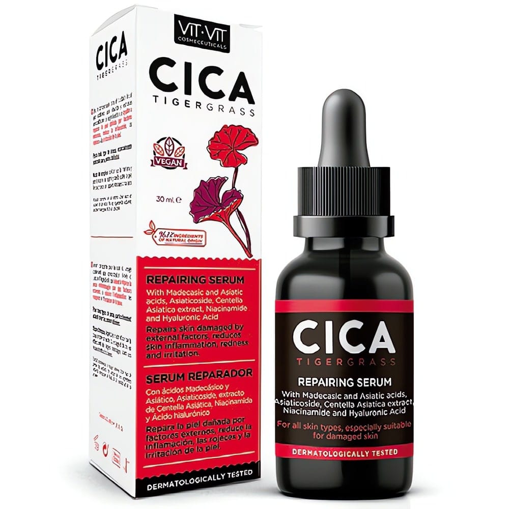 Rauhoittava centella asiaticaa sisältävä kasvoseerumi