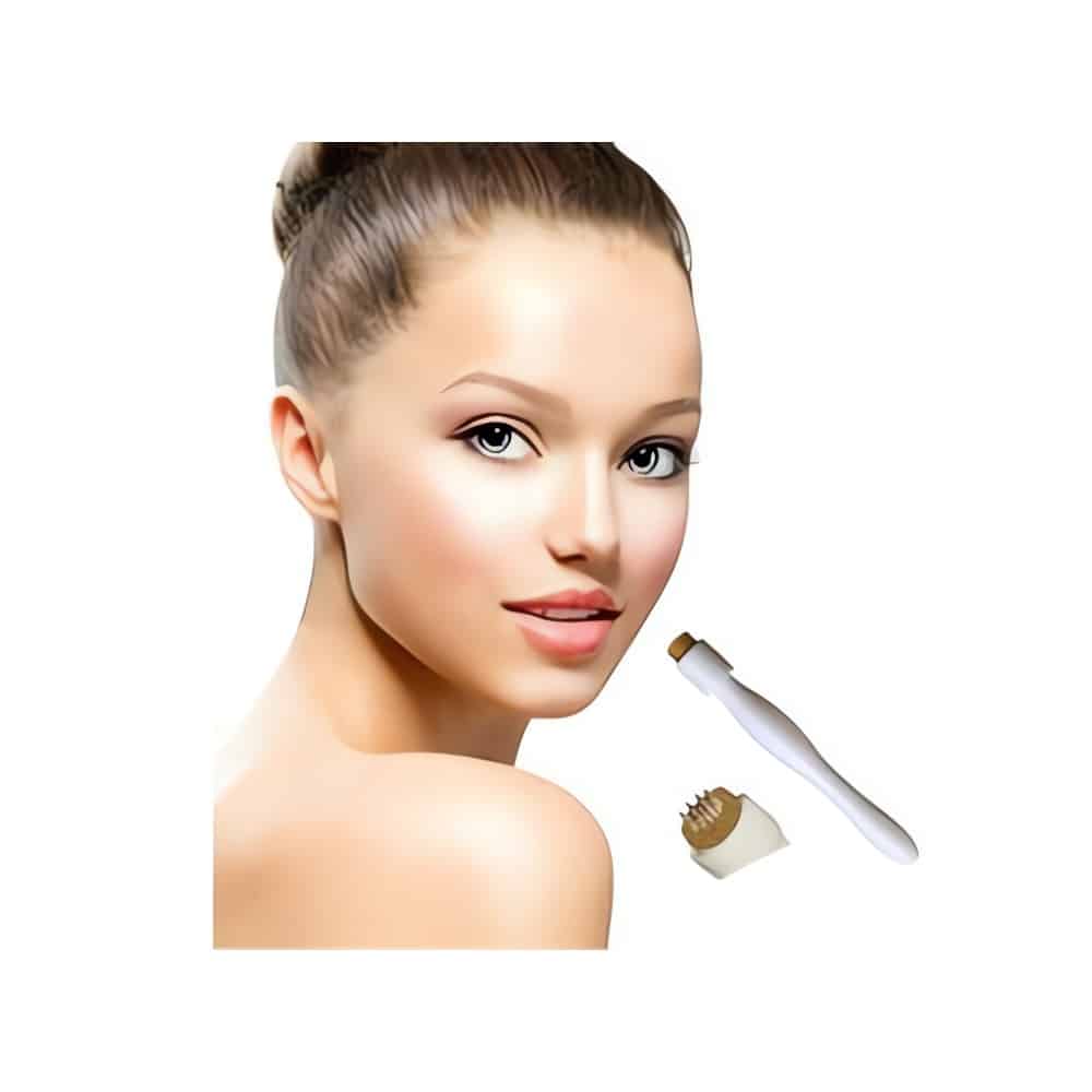 Tehosta ihonhoitotuotteiden imeytymistä ja hoida hienoja juonteita. 0.75mm mikroneulausleimasin on turvallinen ja tarkka väline kasvojen ihon kirkastamiseen.