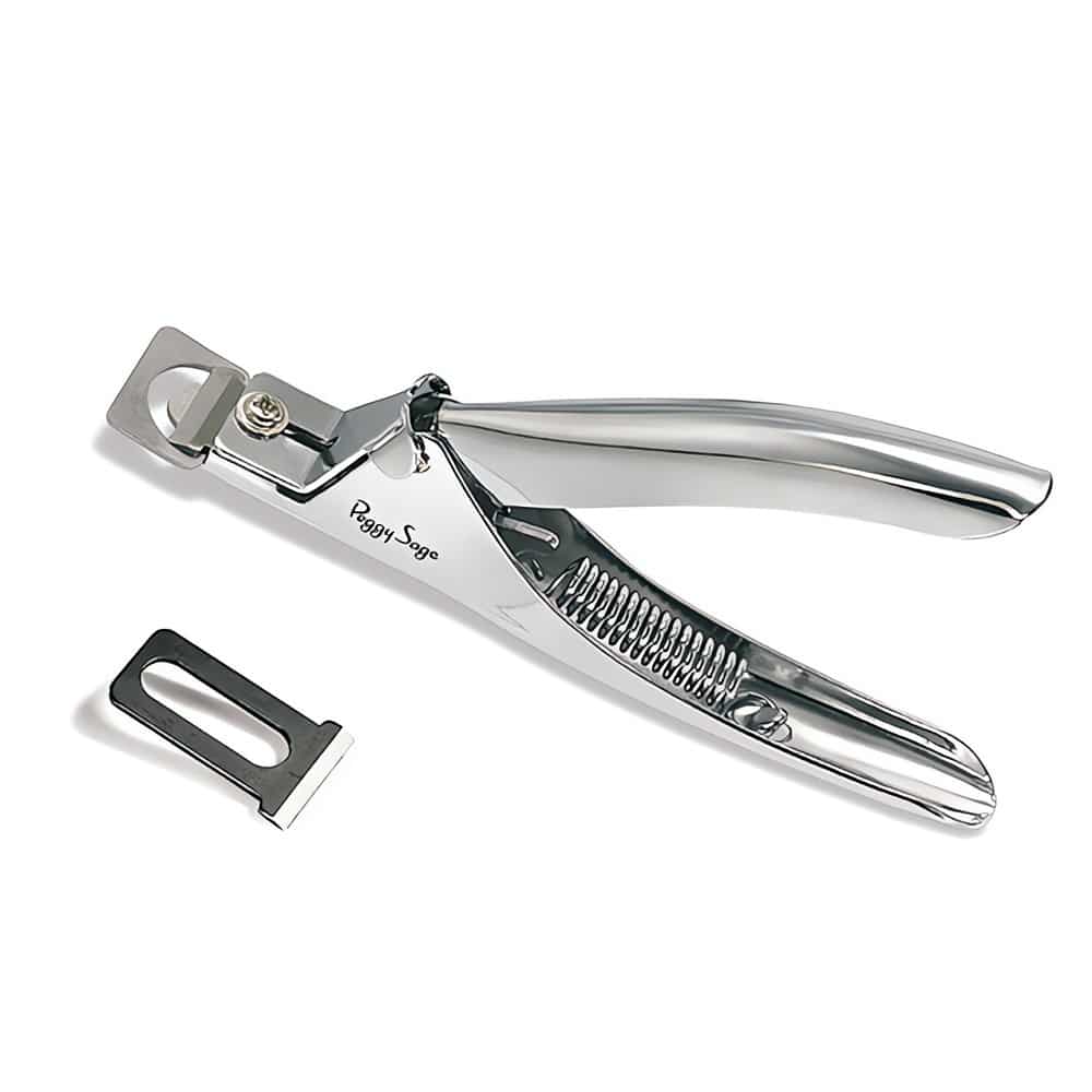 Täydellinen tarkkuus rakennekynsien tipeille! Ammattimainen guillotiinileikkuri takaa virheettömän ja siistin lopputuloksen geeli- ja akryylitipeille.