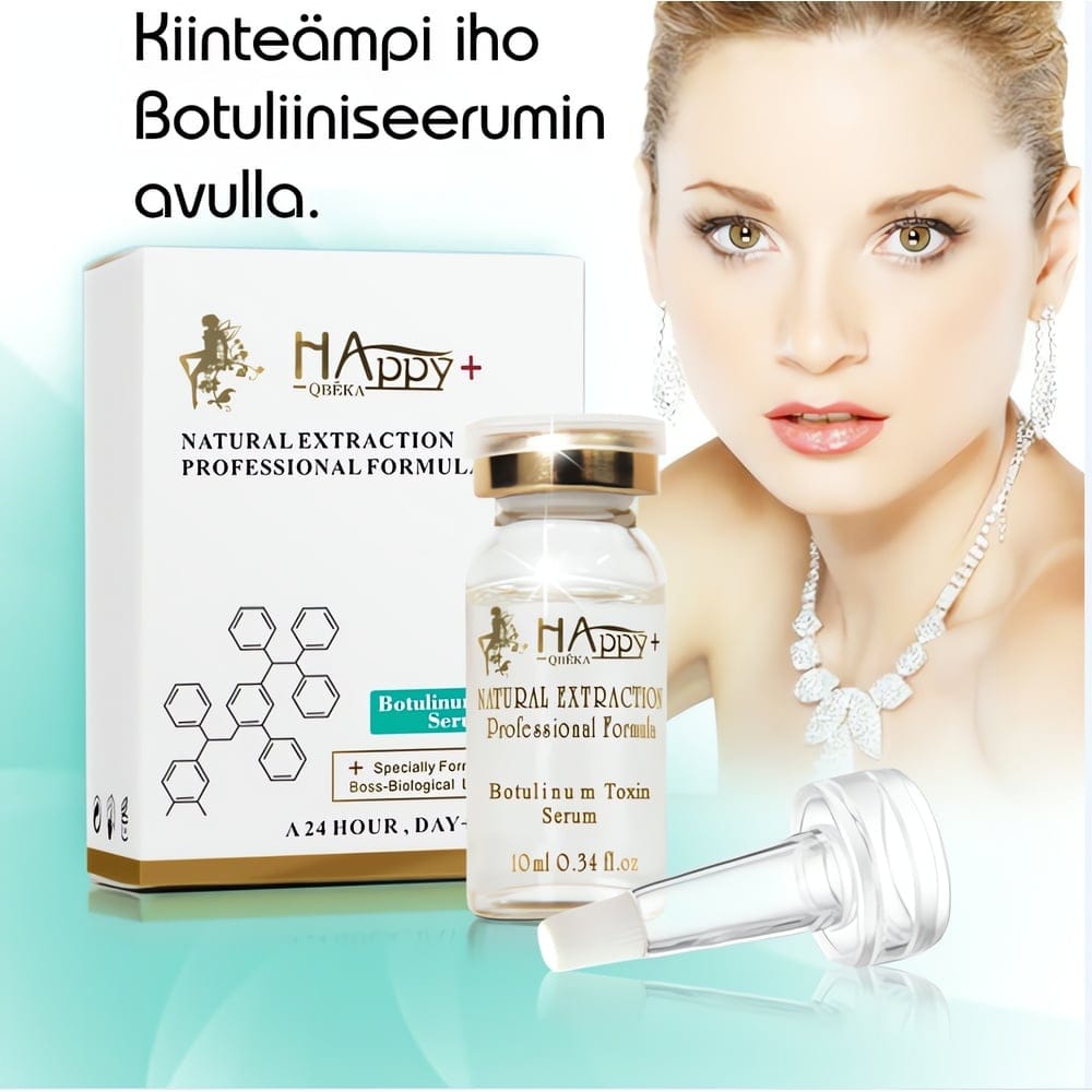 Kiinteyttävä ja lihaksia rentouttava botuliiniseerumi. Silottaa ryppyjä välittömästi ja tekee ihosta nuorekkaan. Erinomainen mikroneulaukseen.