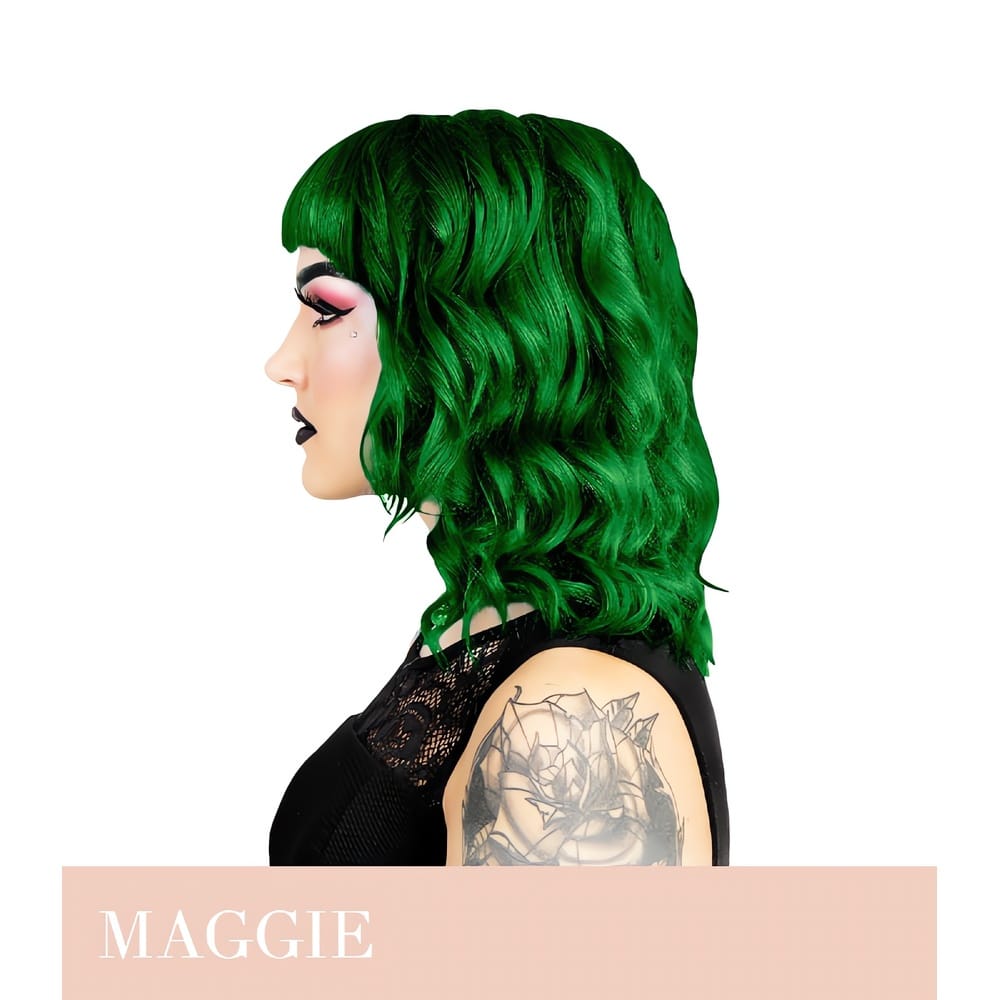 Syvä metsänvihreä suoraväri. Hoitava