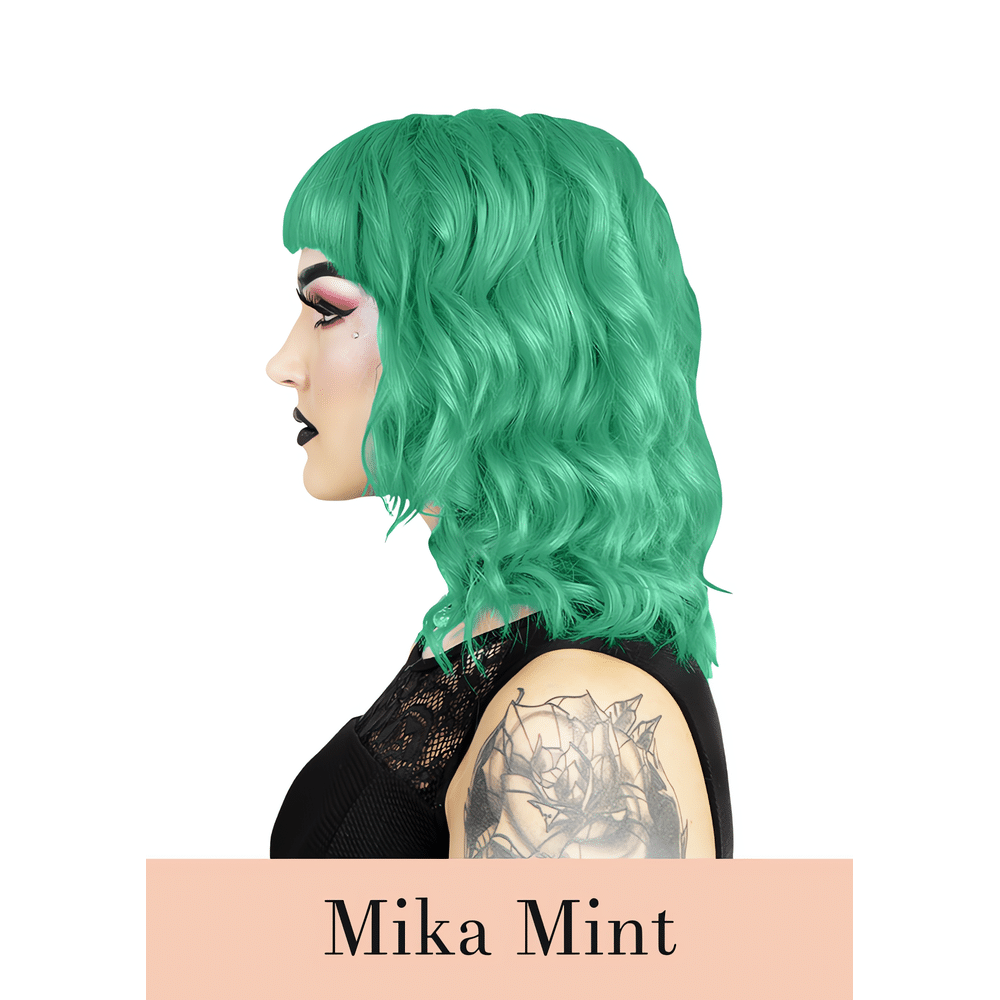 Raikas mintunvihreä UV-suoraväri. Hoitava