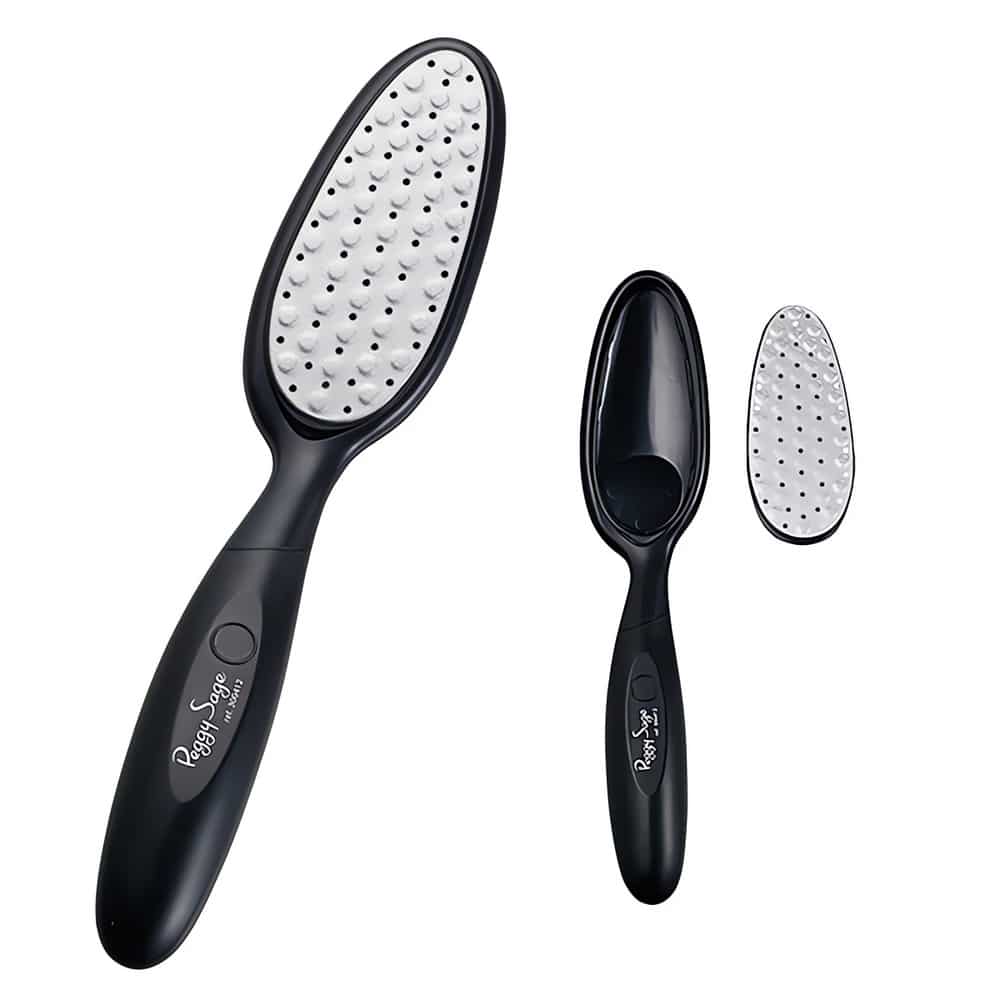 Tehokas ja hygieeninen jalkaraspi poistaa kovettumat ja paksuuntuneen ihon vaivatta. Nauti silkkisen pehmeistä jaloista helposti kotona!