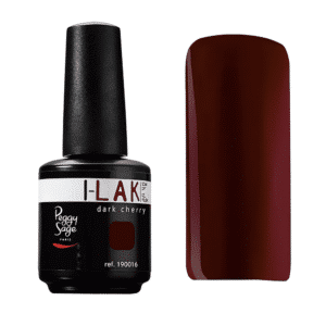 Ylellinen I-LAK Dark Cherry -geelilakka. Ammattilaistason laatu takaa poikkeuksellisen kestävän ja upean