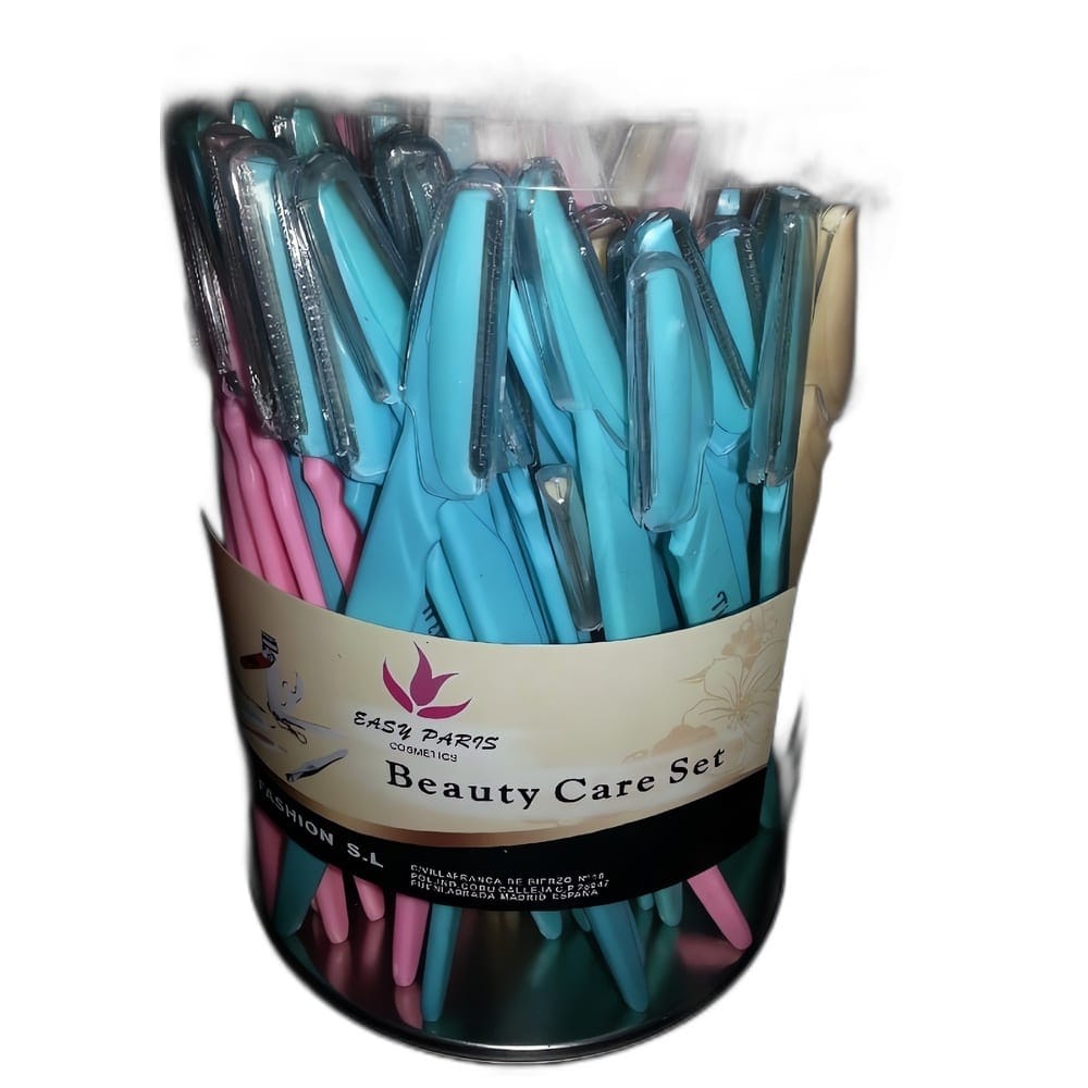 Ammattilaatuiset kulmakarvaveitset tarkkaan karvanpoistoon. 100 kpl lajitelma sisältää ihanat vaaleanpunaiset