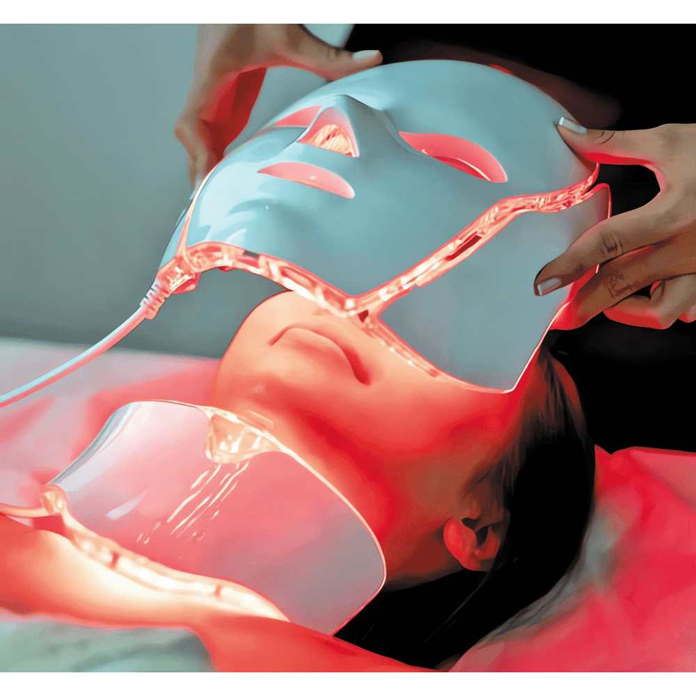 Maailmalla suosittu LED-valohoitomaski 7 eri valolla. Auttaa juonteisiin