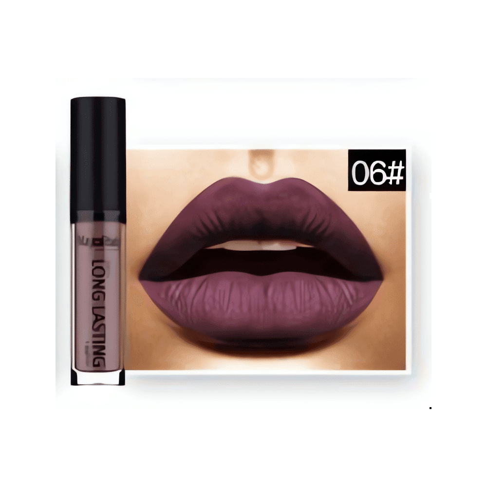 Kestävä ja mattapintainen nestemäinen huulipuna. Runsas pigmentti peittää kauniisti ja tahmaamatta. Upea sävy 06 antaa huulille intensiivisen värin.