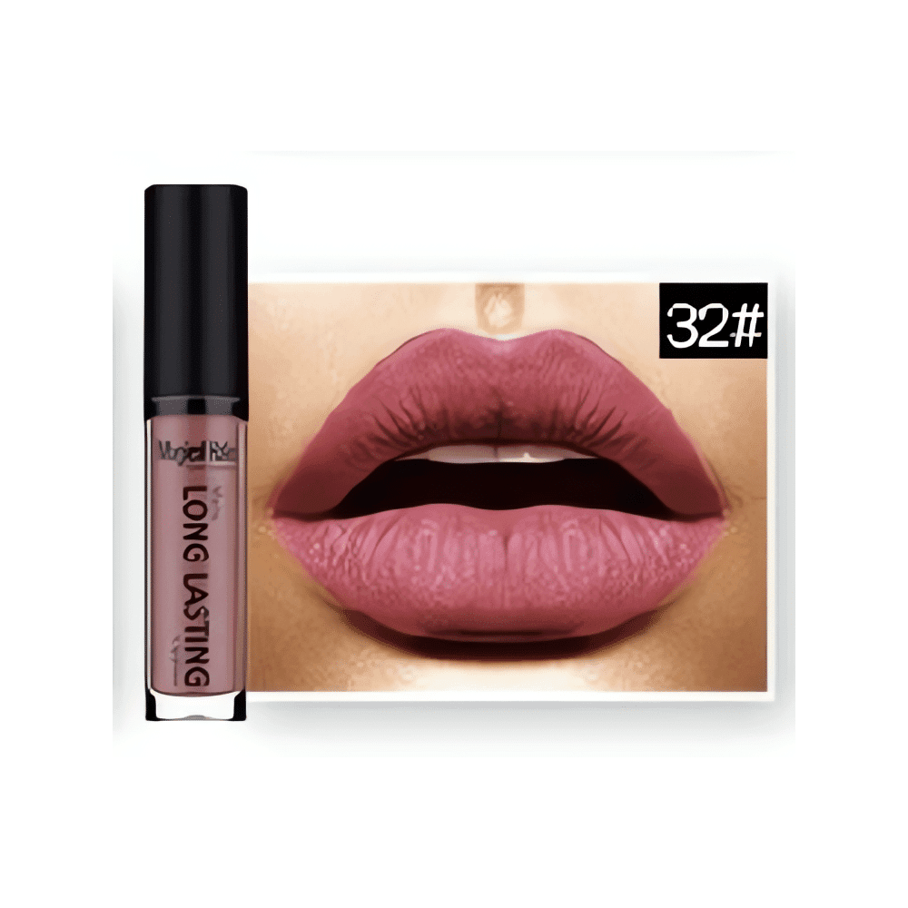 Kestävä ja mattapintainen nestemäinen huulipuna. Runsas pigmentti peittää kauniisti ja tahmaamatta. Upea sävy 32 antaa huulille intensiivisen värin.