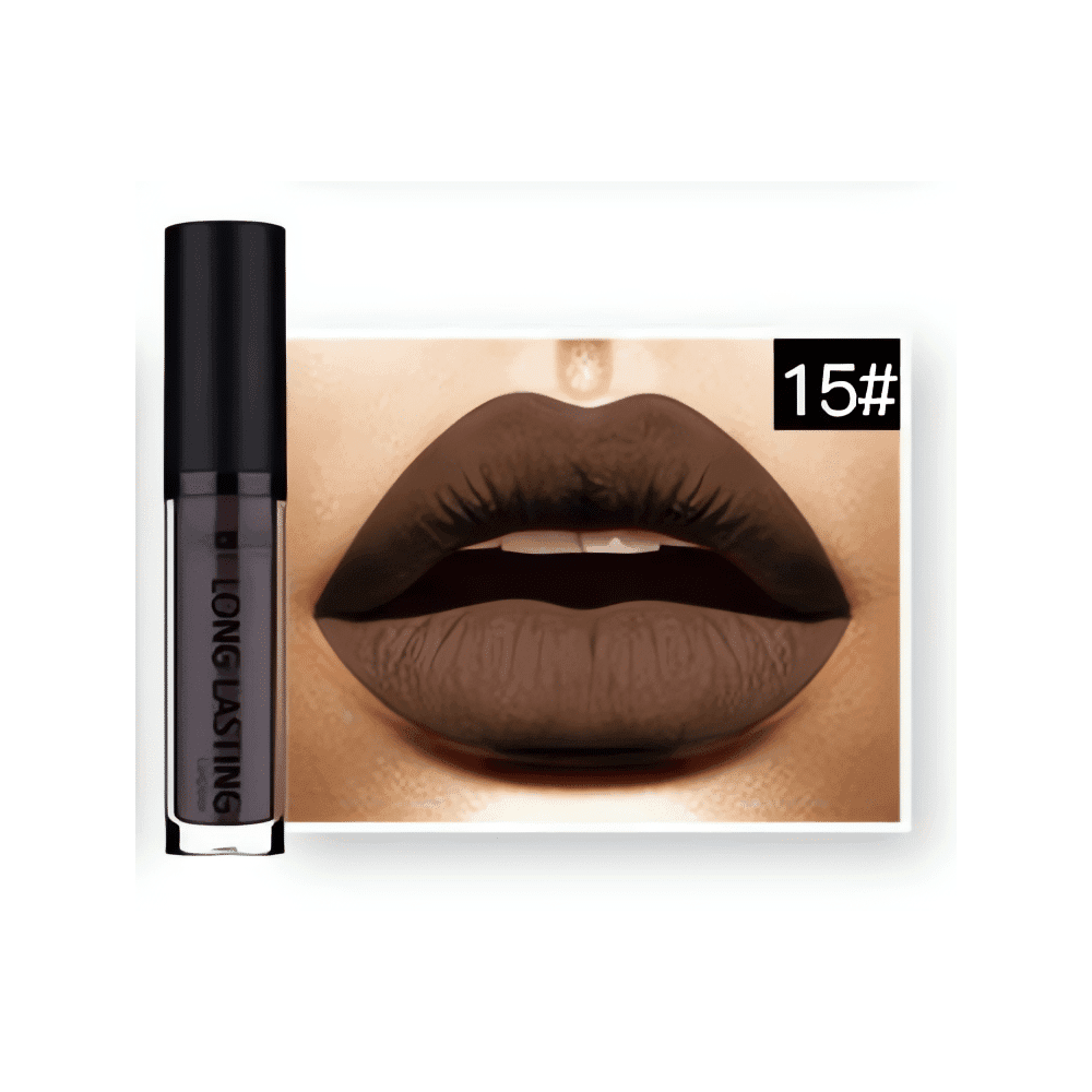 Kestävä ja mattapintainen nestemäinen huulipuna. Runsas pigmentti peittää kauniisti ja tahmaamatta. Upea sävy 15 antaa huulille intensiivisen värin.
