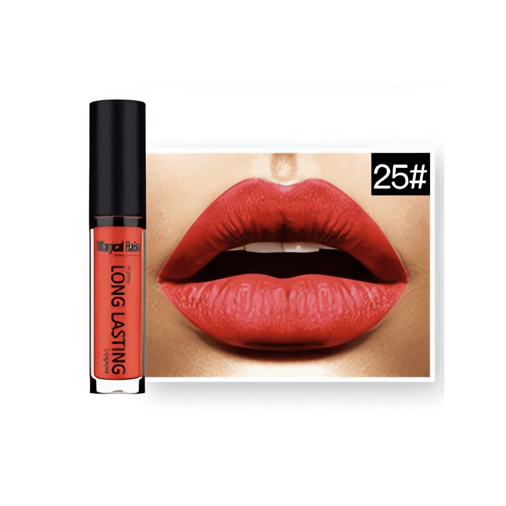 Kestävä ja mattapintainen nestemäinen huulipuna. Runsas pigmentti peittää kauniisti ja tahmaamatta. Upea sävy 25 antaa huulille intensiivisen värin.