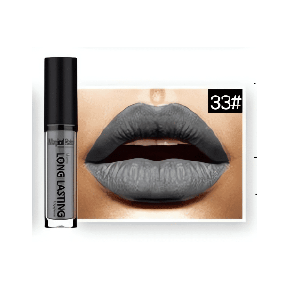Kestävä ja mattapintainen nestemäinen huulipuna. Runsas pigmentti peittää kauniisti ja tahmaamatta. Upea sävy 33 antaa huulille intensiivisen värin.