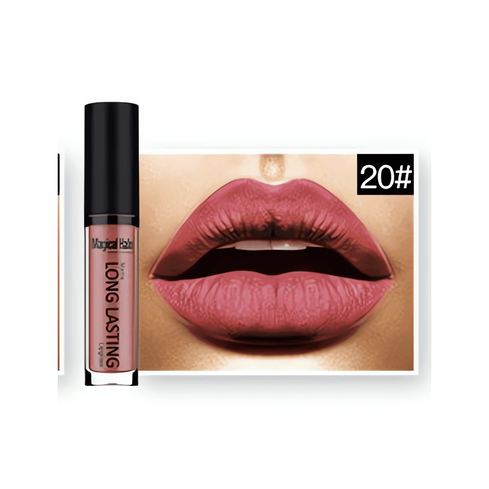 Pitkäkestoinen ja mattapintainen nestemäinen huulipuna. Runsaspigmenttinen koostumus