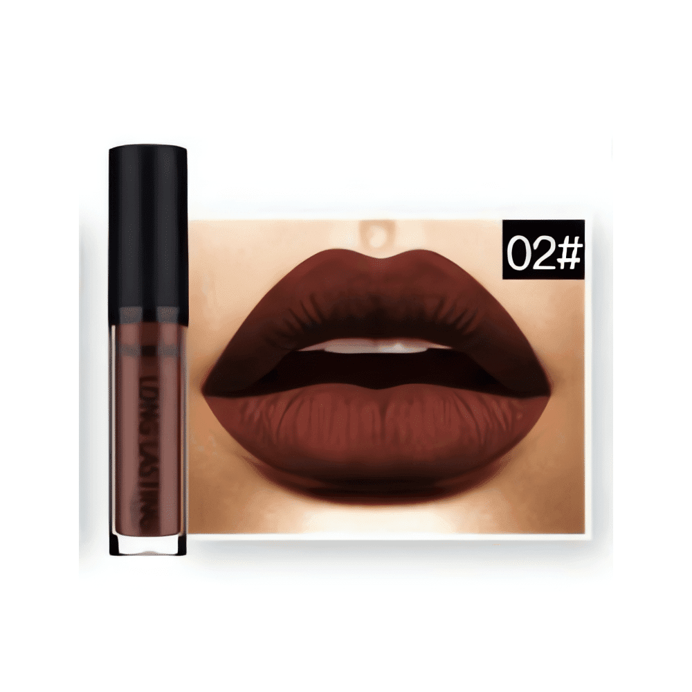 Kestävä ja mattapintainen nestemäinen huulipuna. Runsas pigmentti peittää kauniisti ja tahmaamatta. Upea sävy 02 antaa huulille intensiivisen värin.