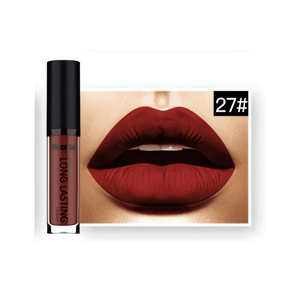 Runsaspigmenttinen nestemäinen huulipuna