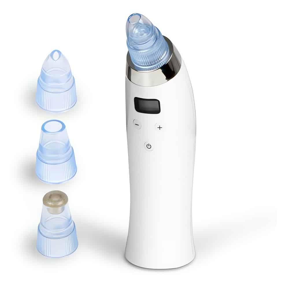 Syväpuhdista ihohuokoset ja pääse eroon mustapäistä! Tämä kompakti ladattava kasvohoitolaite poistaa ylimääräisen talin ja kuorii ihoa. Siinä on kolme voimakkuu