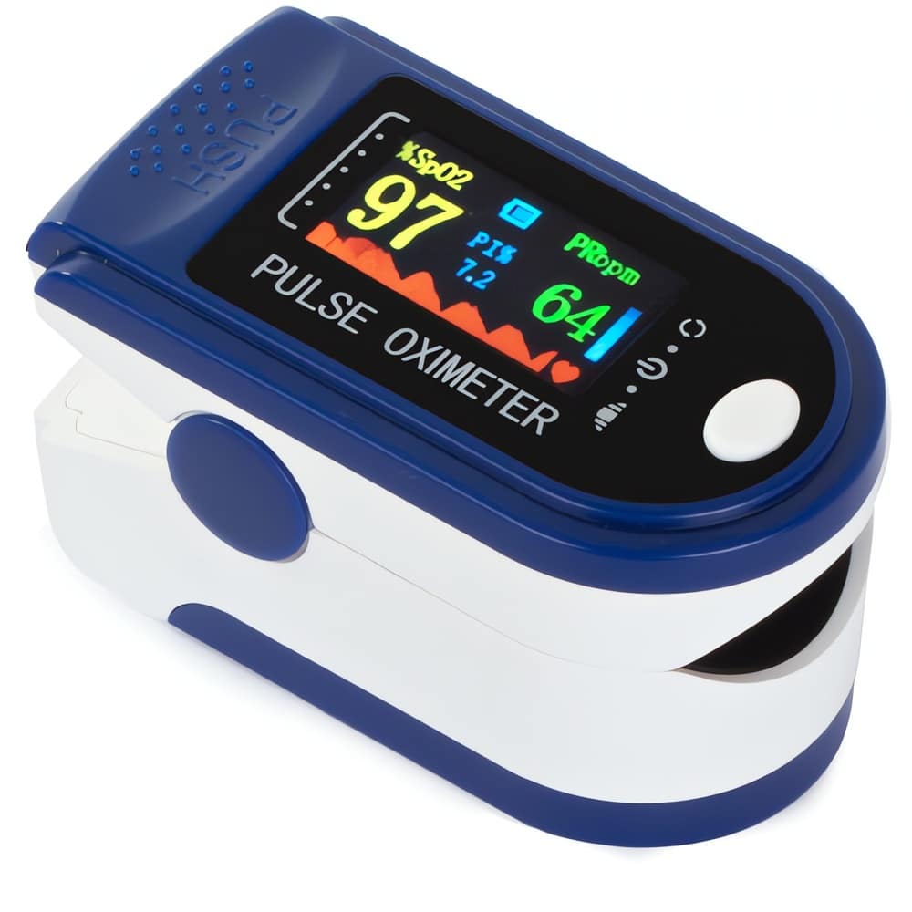 Seuraa hyvinvointiasi helposti. Kompakti pulssioksimetri mittaa sykkeen ja happisaturaation (SpO2) sormesta sekunneissa. Kirkas