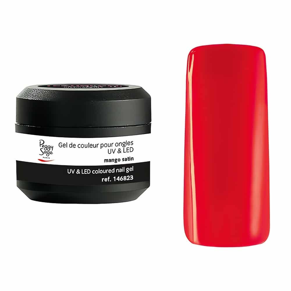 Tuo kynsiin auringon lämpöä Peggy Sage Mango Satin -sävyllä. Herkullinen