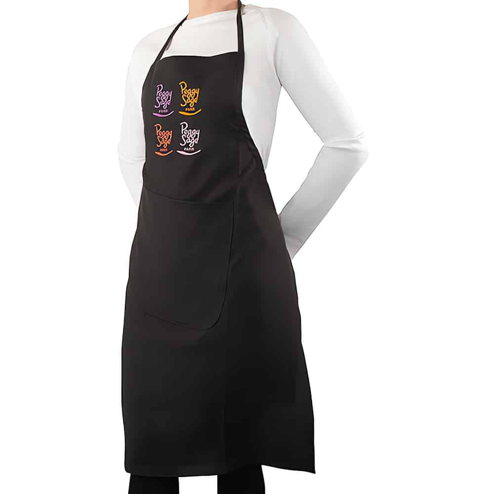 Suojaa vaatteesi tyylikkäästi ja tehokkaasti! Peggy Sage Colorama -essu on ammattilaisen valinta kauneus- ja kampaamoalalle. Kestävä