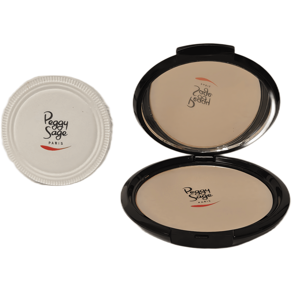 Hienojakoinen kivipuuteri kiinnittää meikin ja antaa samettisen mattapinnan. Sävy Champagne on heleä vaalea sävy