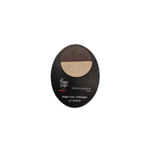 Luo klassisen tyylikäs silmämeikki Peggy Sage Duo -luomivärillä. Lämmin beige irisé ja syvä châtaigne tuovat katseeseen pehmeää hehkua ja luonnollista ryhtiä.
