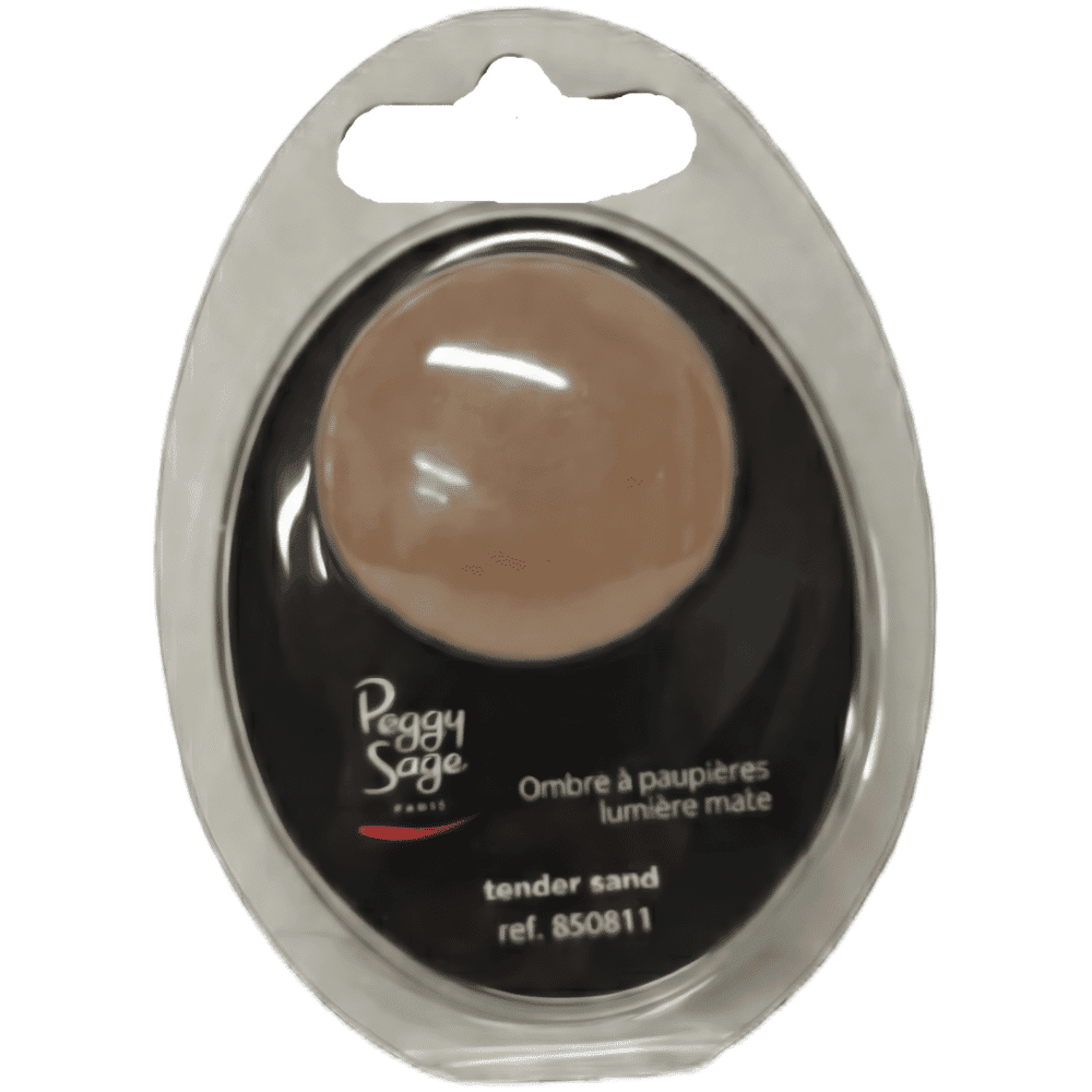 Silkkisen pehmeä luomivärinappi magneettipalettiin. Sävy Tender Sand on neutraali hiekan sävy