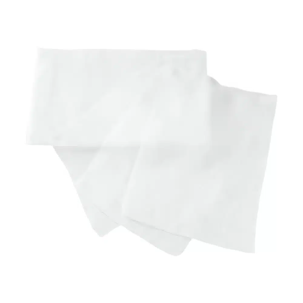 Ammattimainen 50kpl pakkaus esileikattuja harsotaitoksia kasvohoitoihin. Ihanteellinen alginaatti-