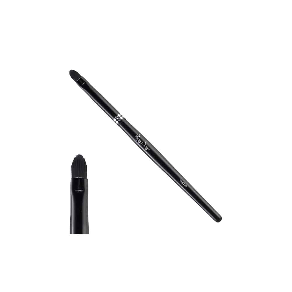 Ammattimainen 6 mm huulisivellin Peggy Sagelta huulipunan virheettömään levitykseen. Litteä ja tarkka kärki mahdollistaa äärimmäisen tarkan rajauksen ja tasaise