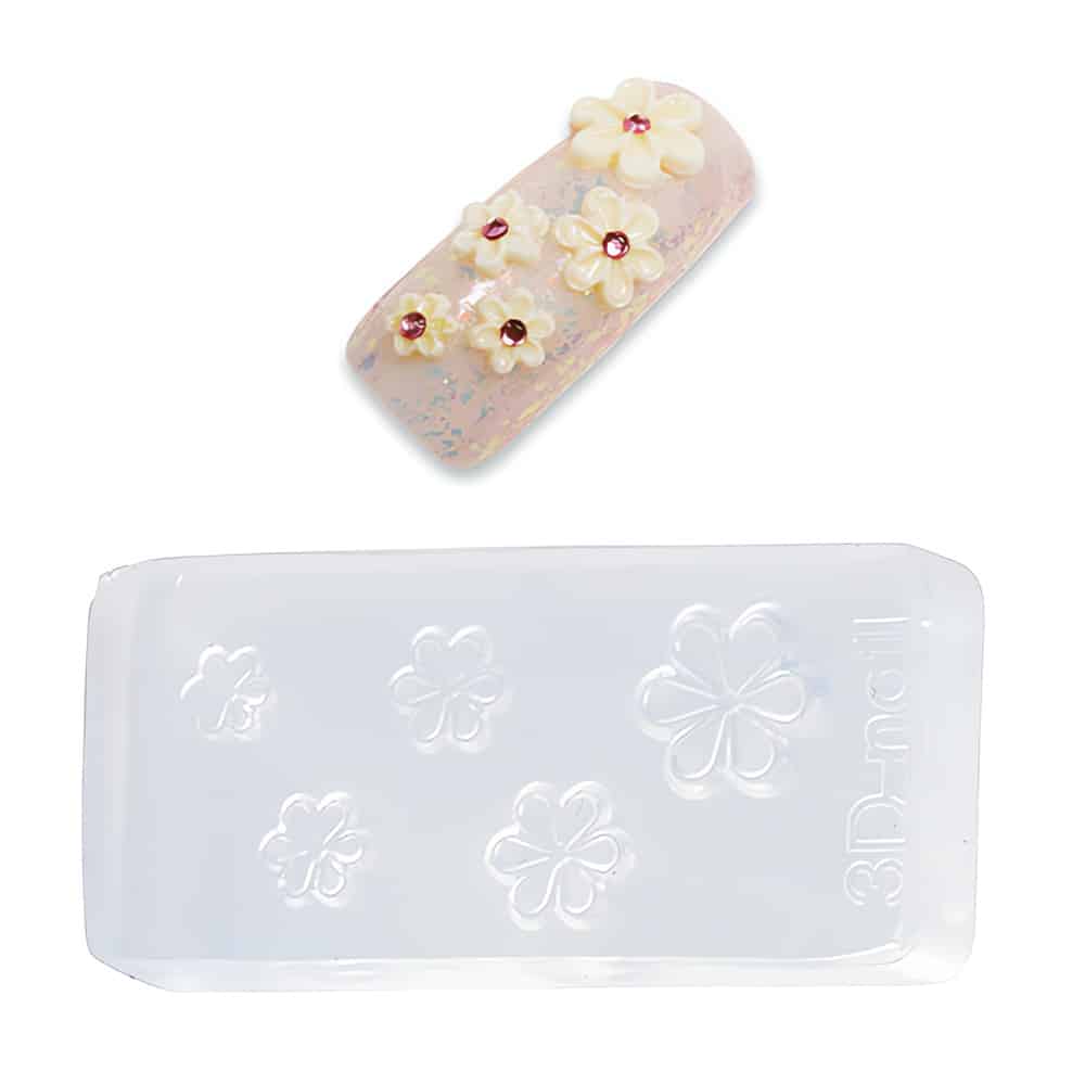 Luo upeita 3D-kynsikoristeita vaivattomasti! Peggy Sage joustava muotti tekee täydellisten UV-geeli- tai akryylikoristelujen luomisesta helppoa. Malli 898202.