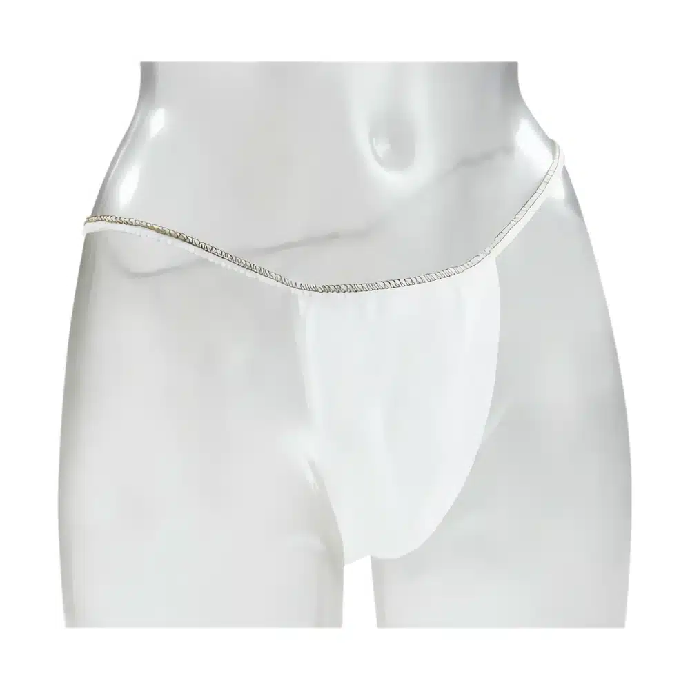 Ammattimainen 6 kpl pakkaus hygieenisiä Peggy Sage -kertakäyttöalushousuja naisille. Pehmeä ja mukava kuitukangas takaa asiakasmukavuuden vartalohoitojen ja hie