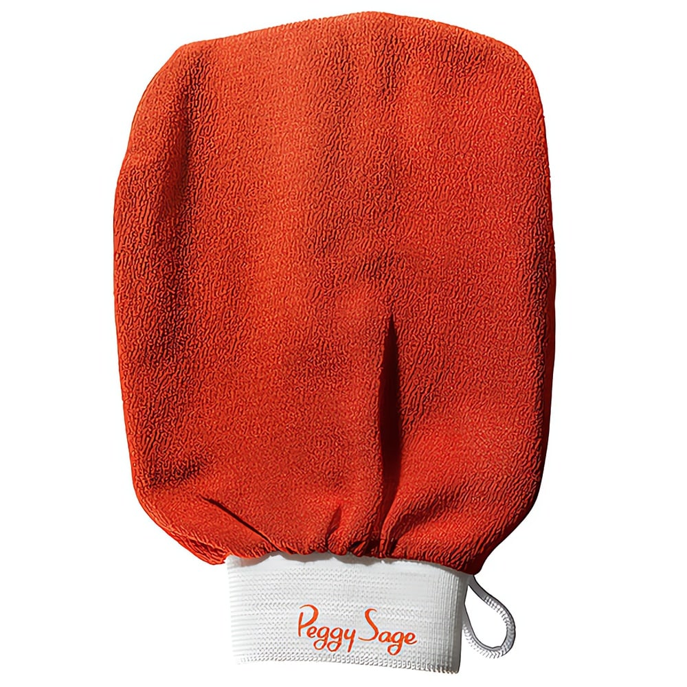 Koe perinteinen hammam-kuorinta Peggy Sage Kessa-hanskalla. Poistaa tehokkaasti kuolleet ihosolut jättäen ihon silkinpehmeäksi. Konepestävä.