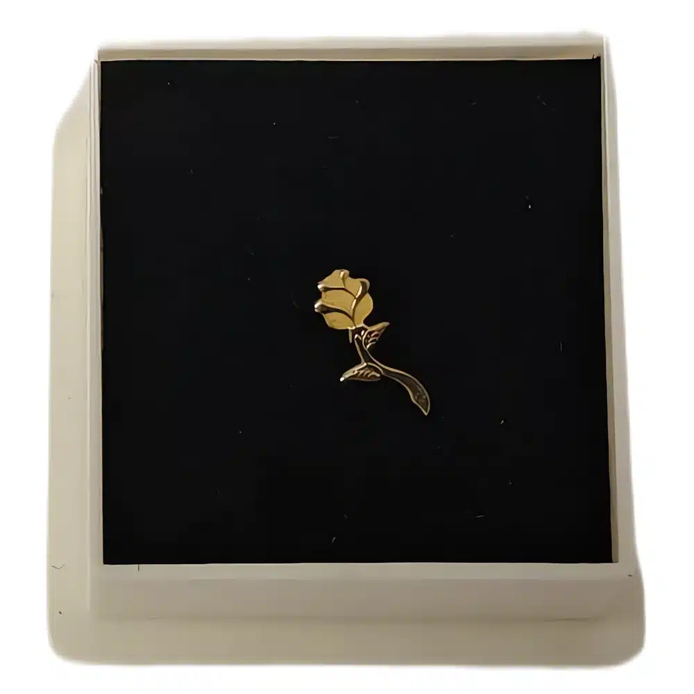 Ylellinen Peggy Sage kynsilävistyskoru (18K kultaa). Klassinen Ruusu-muotoilu tuo kynsiin romanttista eleganssia. Aito ranskalainen laatu ammattikäyttöön