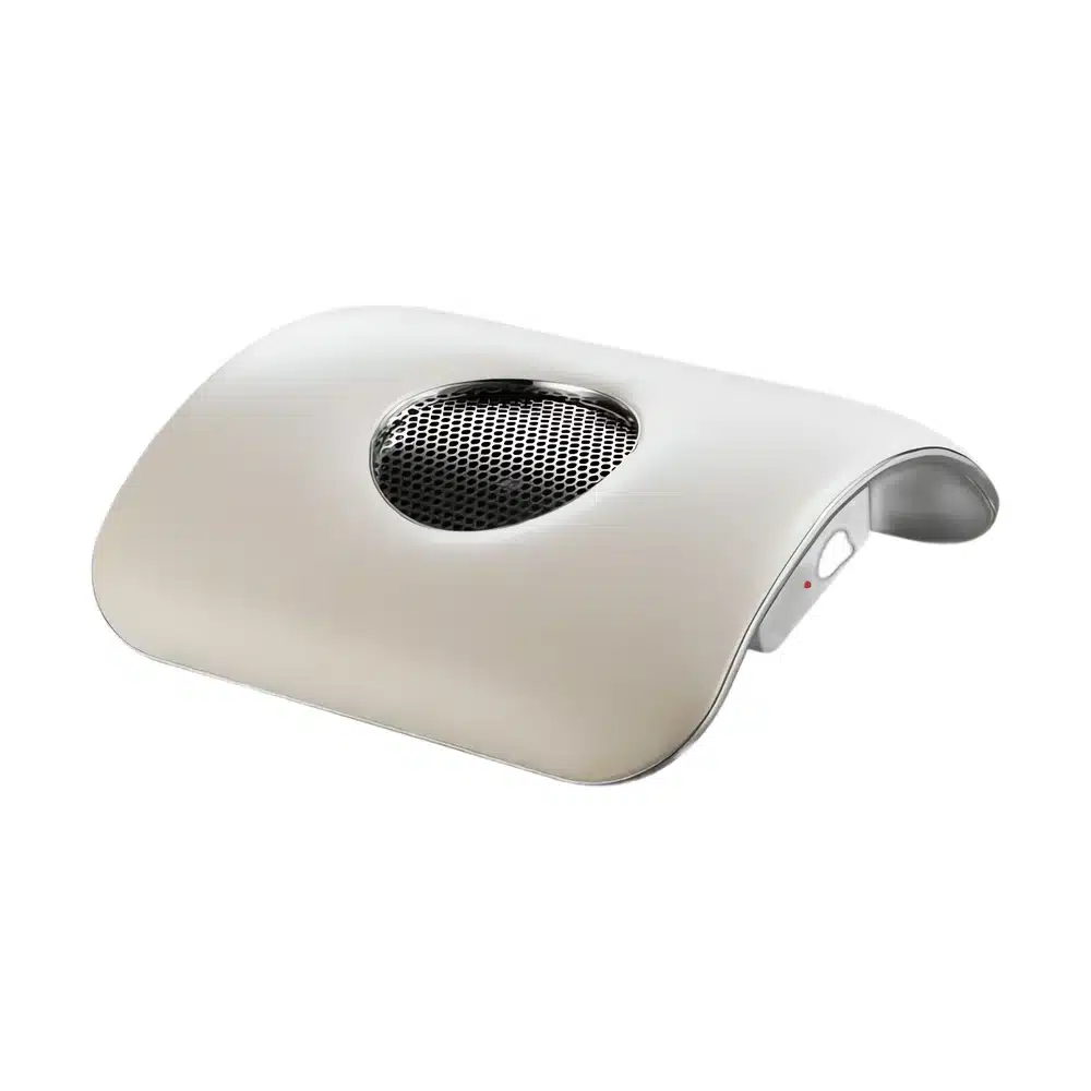 Pidä kynsiteknikon työpiste siistinä ja hygieenisenä! Tehokas Peggy Sage Peggy Student -pöytäimuri kerää kynsipölyn tehokkaasti. Tyylikäs valkoinen muotoilu. Mu