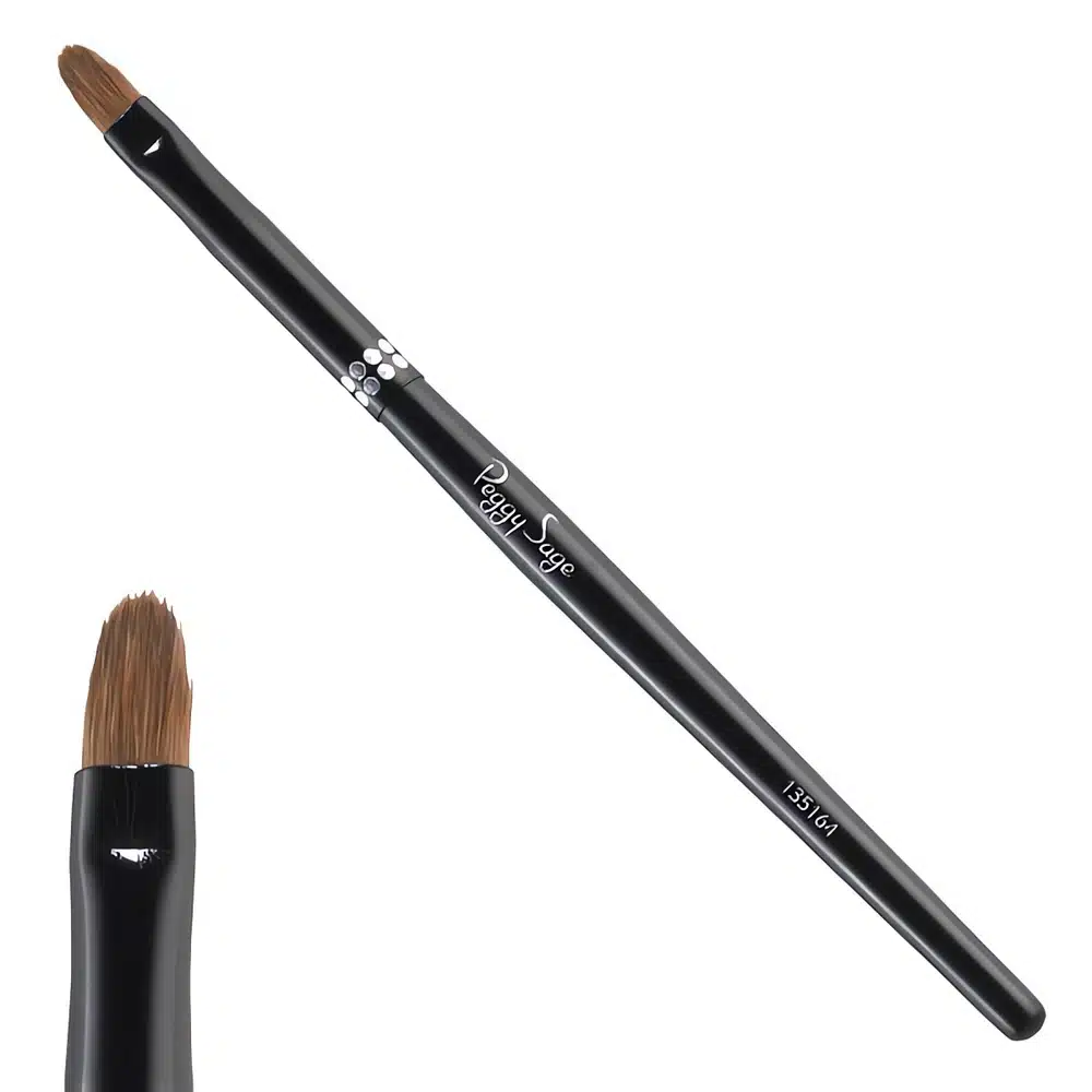 Ammattimainen 6mm luomivärisivellin tarkkaan levitykseen. Kestävät nylon-harjakset soveltuvat täydellisesti sekä puuterimaisille että voidemaisille luomiväreill