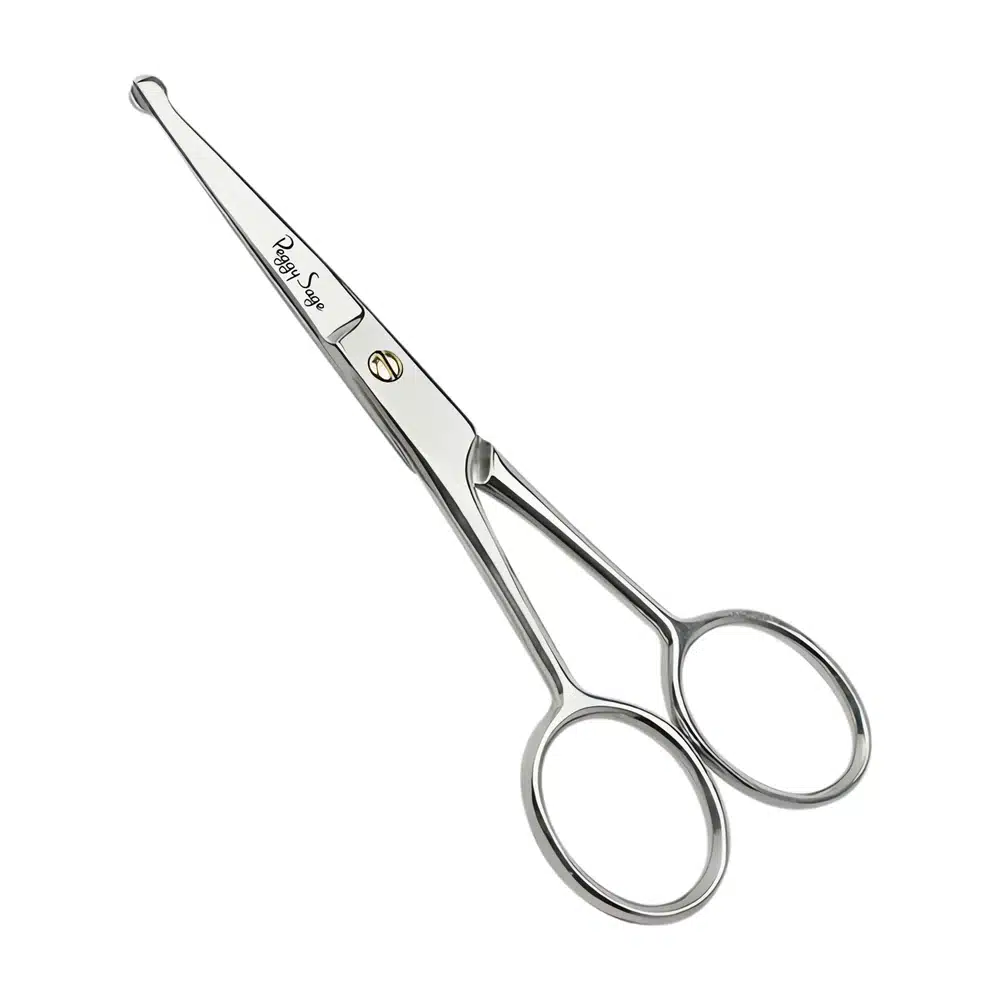 Poista häiritsevät nenä- ja korvakarvat turvallisesti ja tarkasti. Nämä ammattilaatuiset sakset on varustettu pyöristetyillä turvakärjillä. Valmistettu ruostuma