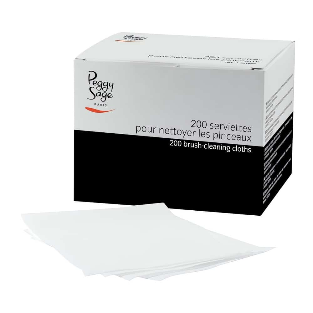 Ammattilaisen 200kpl pakkaus täysin nukkaamattomia puhdistusliinoja. Ihanteellinen meikki- ja kynsisiveltimien puhdistukseen sopivan puhdistusnesteen kanssa. Ko