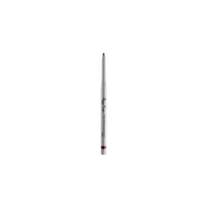 Valkoinen, vedenkestävä Peggy Sage Stylo lèvres waterproof -huultenrajauskynä, jossa on violetti Violine-sävyinen kanta ja terä.