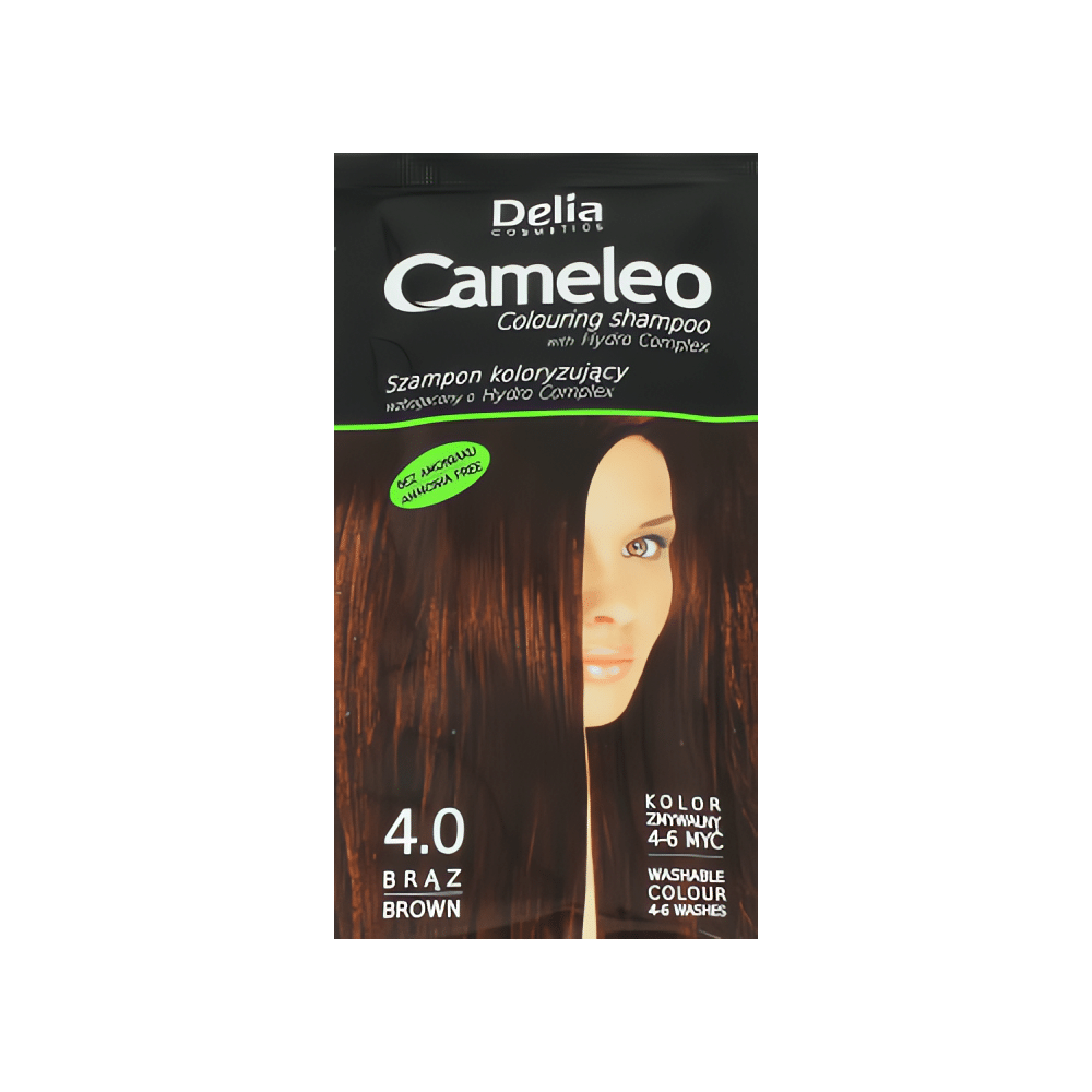 Syvennä ruskeaa sävyäsi ja tuo hiuksiin upeaa kiiltoa. Ammoniakiton sävyttävä shampoo 4.0 elävöittää värin nopeasti. Kertakäyttöpakkaus 40 ml.
