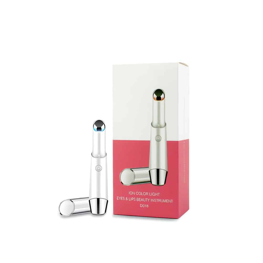 Kaunis ja tehokas hoitokynä silmänympärysten ja kasvojen hoitoon. Lämpenee ja värisee.