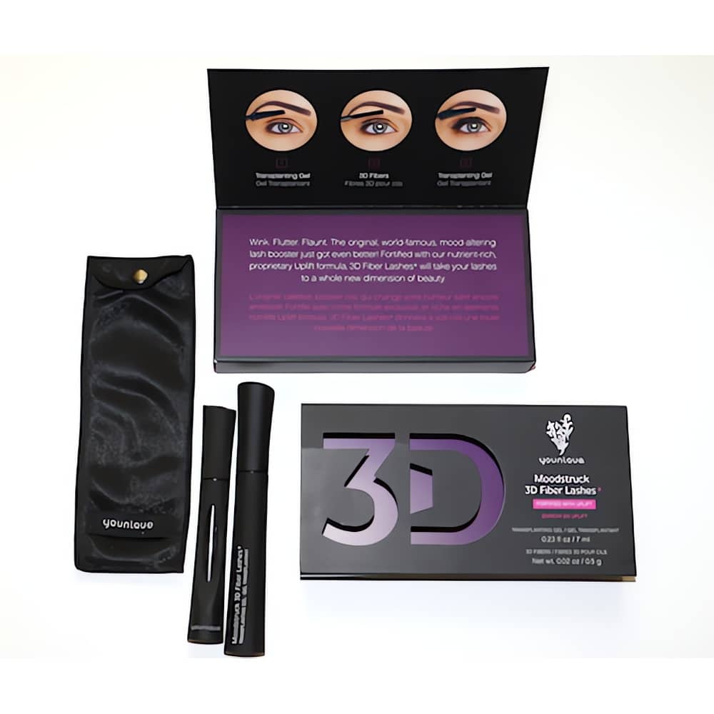Luo dramaattinen "false lash" -efekti ilman liimaa! Kaksivaiheinen 3D-kuituripsiväri pidentää ja tuuheuttaa ripset välittömästi jopa 400 %.