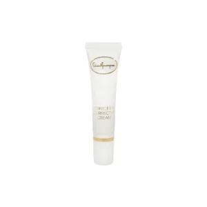 Valkoinen voidetuubi, jossa kultainen Elsa Hjeronymus -logo ja teksti Perfect Eye Corrective Cream.