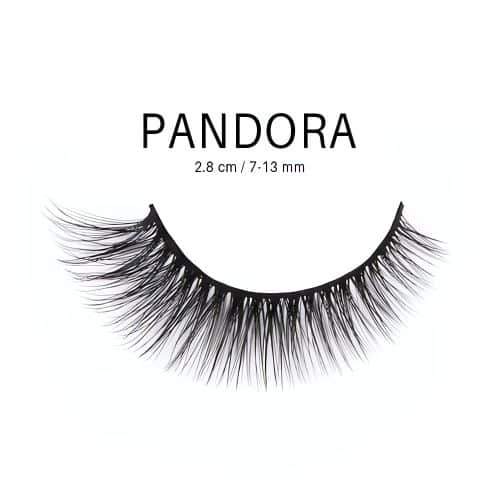 Luo intensiivisen kaareva ja näyttävä volyymiripsi-look ilman liimaa! BP Magnetic Lashes Pandora (CC-kaari) on helppo asentaa