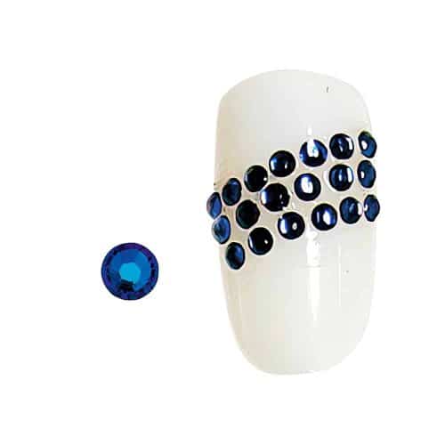 Upeat Crystal Meridian Blue Swarovski-kristallit kynsiin. Ainutlaatuinen
