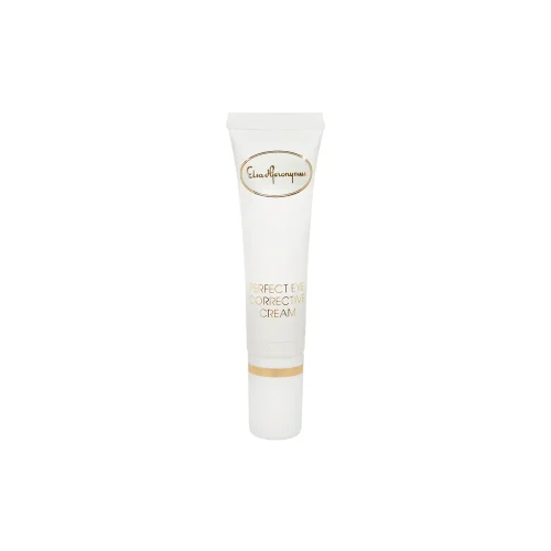 Valkoinen voidetuubi, jossa kultainen Elsa Hjeronymus -logo ja teksti Perfect Eye Corrective Cream.
