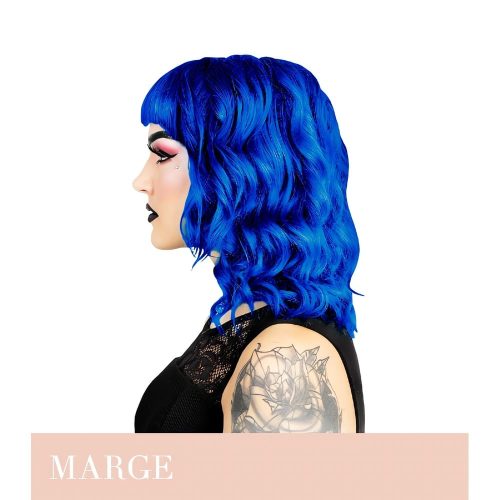 Upea ja kirkas sininen suoraväri. Hoitava