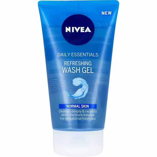 Nivea virkistävä puhdistusgeeli. Puhdistaa tehokkaasti